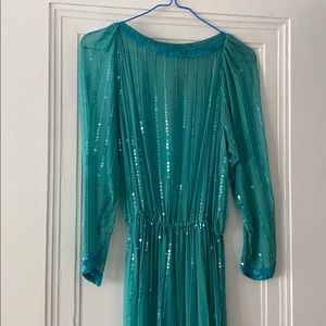 Vintage Silk and Sequin Coplon’s Gown - Size 0/2